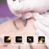 Mybeautyeyes 50pcs Disposable Eyebrow Lip Microblading Needles, Permanent Makeup Microblading Blades, Sterilized Tattoo Needle (S12(0.20))