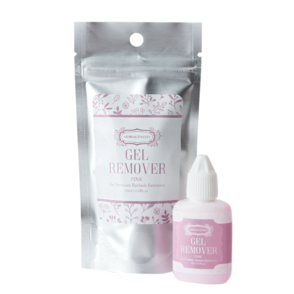 Eyelash extension gel remover / Gel Remover Pink 15g MyBeautyEyes