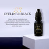 Mybeautyeyes Blend Pigments MicroBlading Ink Pigments #23 Eyeliner Black / Semipermanent Tattoo Ink for Eyebrow, Lips and Eyeline 0.5FL oz (15ml)