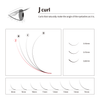 Eyelash Extension Lash / Flat Lash J Curl / T 0.10~0.20mm / L 8~15mm & MIX