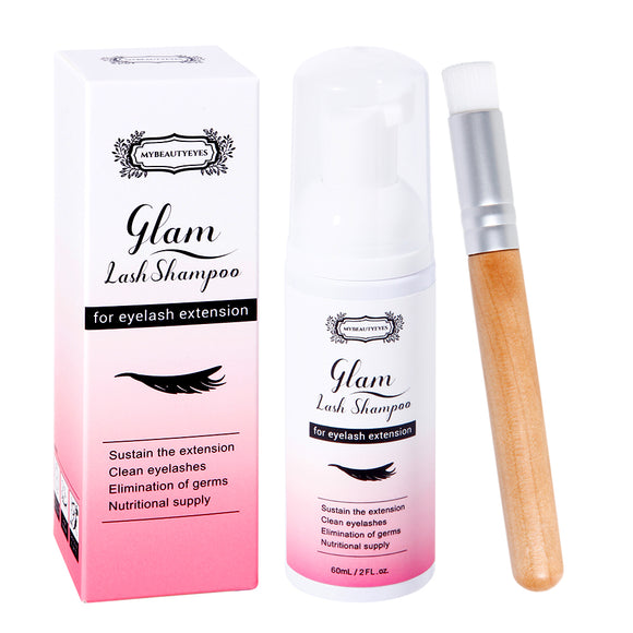 Eyelash extension cleaser /Glam Lash Shampoo Lash Shampoo 60ml/150ml